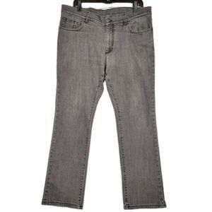 Versace Collection Trend Straight Leg Mens Jeans Size 38 Actual 37x26.5 Gray